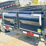 Closed gate on Horizon HD dump trailer