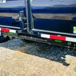 Black Horizon HD Dump trailer close up of back gate