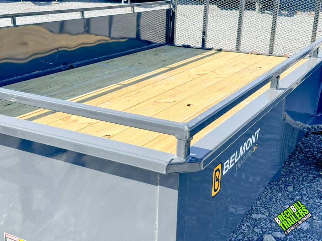 Side view of the Belmont Solid Side Utility Trailer
