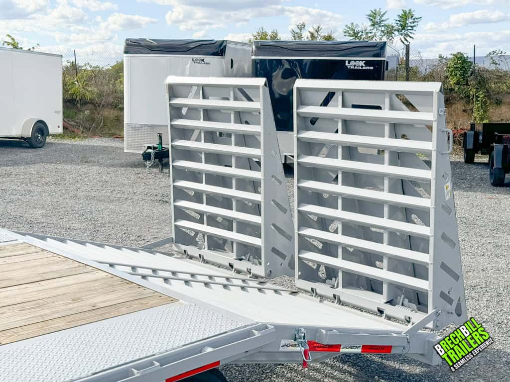 A front view of the ramps.