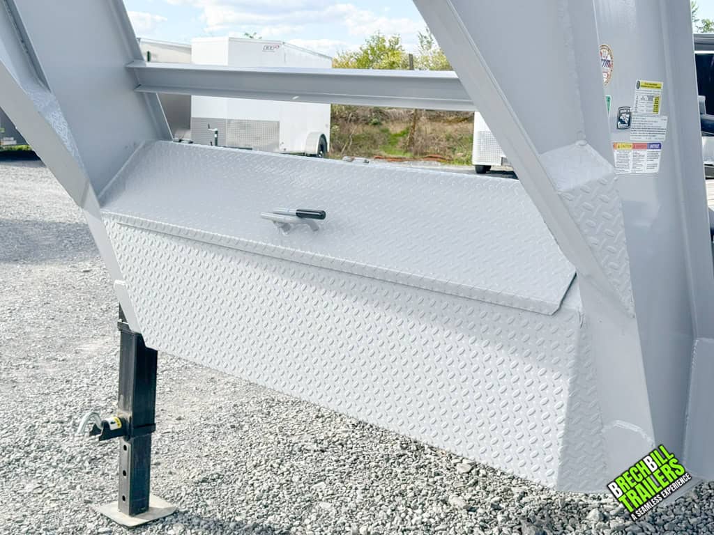 Cloudy gray colored gooseneck.