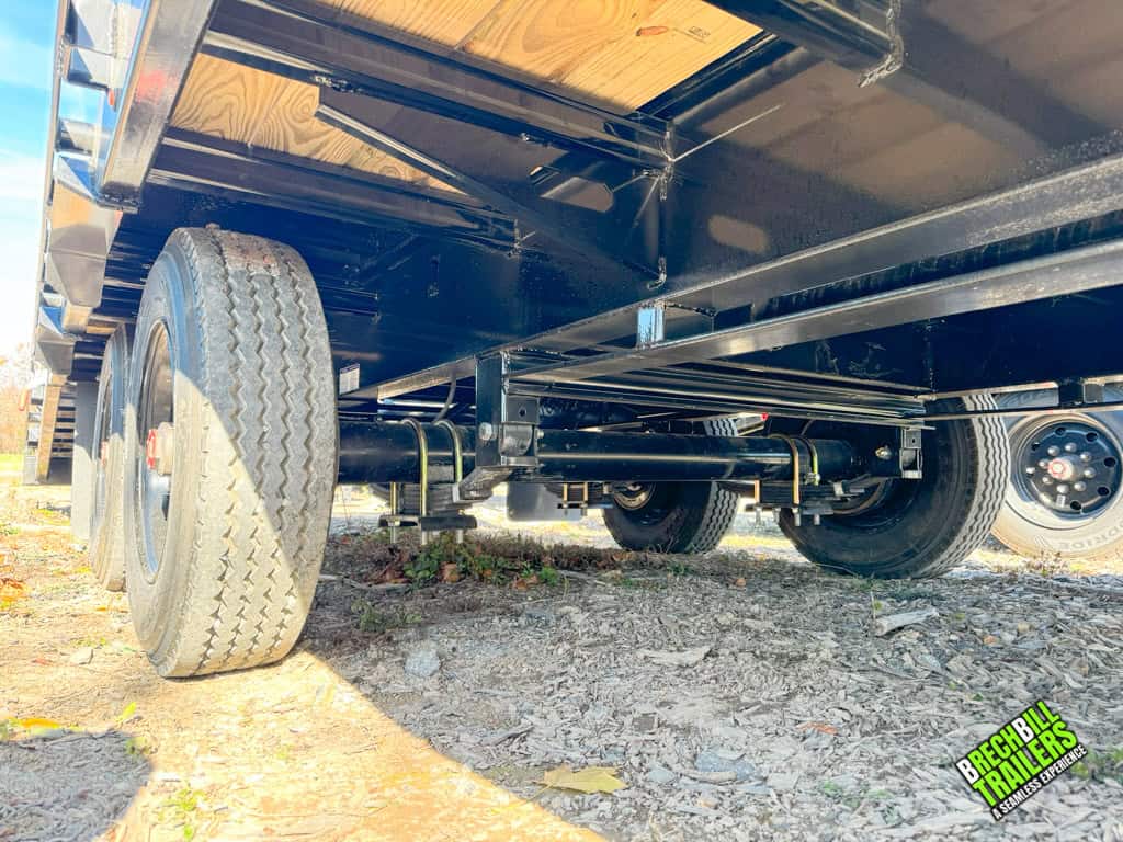 The bottom frame and axles on the GN-FHZSS30 trailer