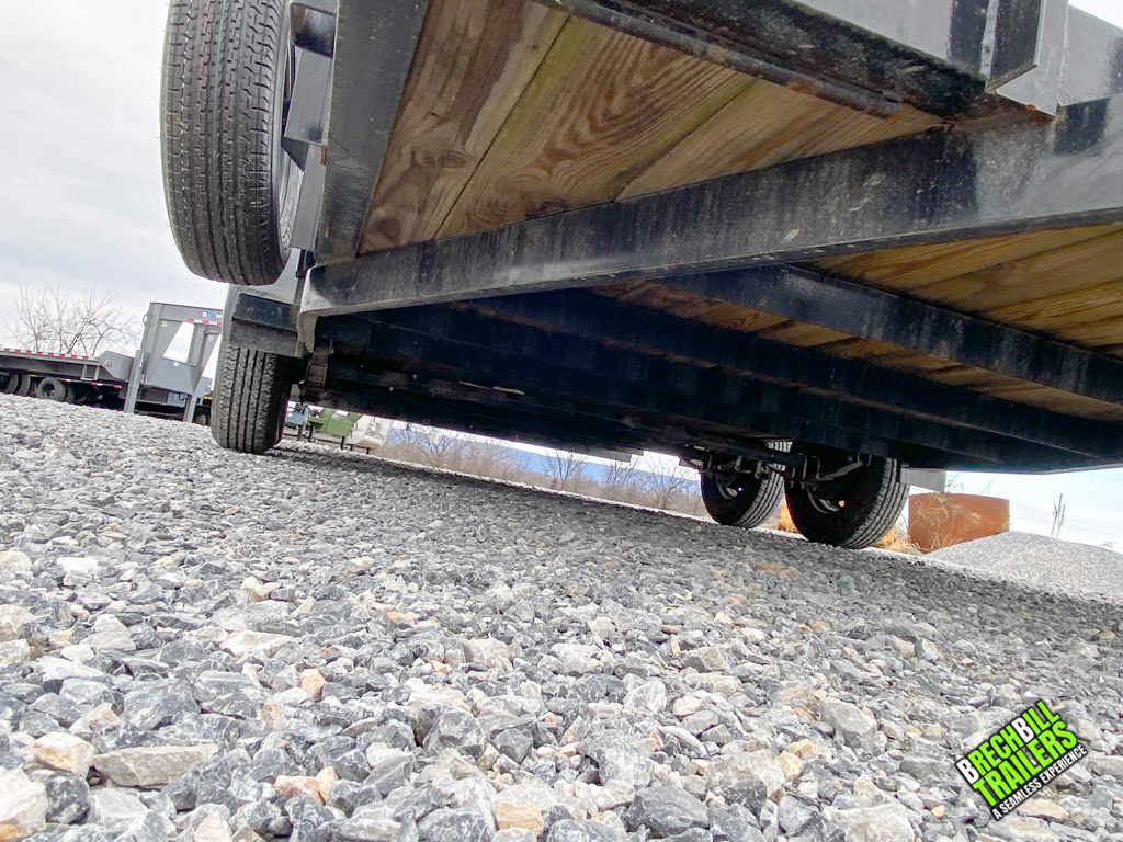 Under a USED Bwise LP LE Low Pro Dump Trailer