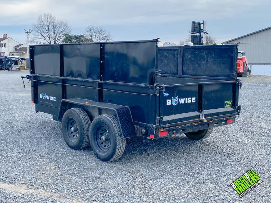A USED Bwise LP LE Low Pro Dump Trailer for sale