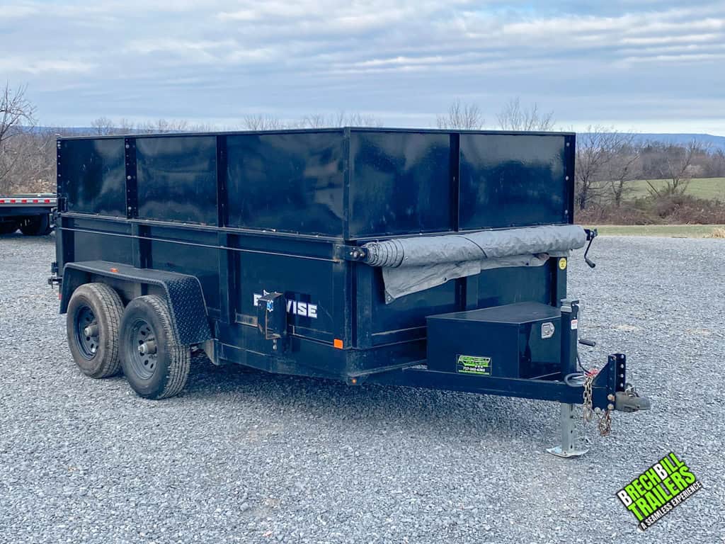 USED Bwise LP LE Low Pro Dump Trailer for sale at Brechbill Trailers