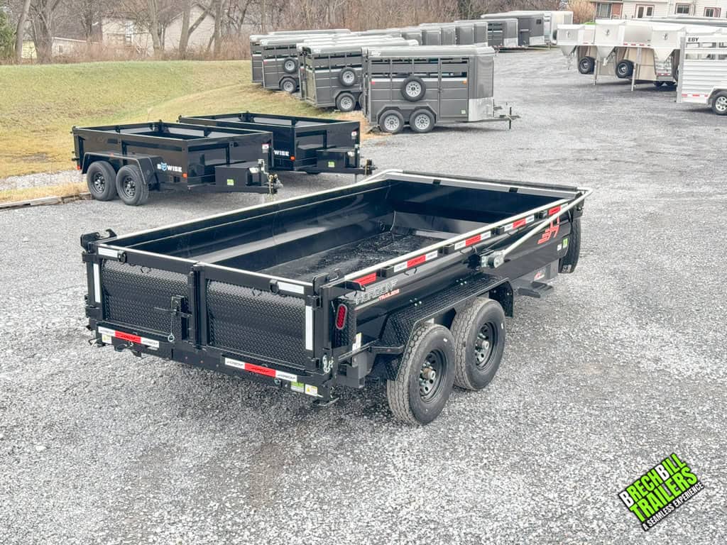 A 14ft Horizon dump trailer
