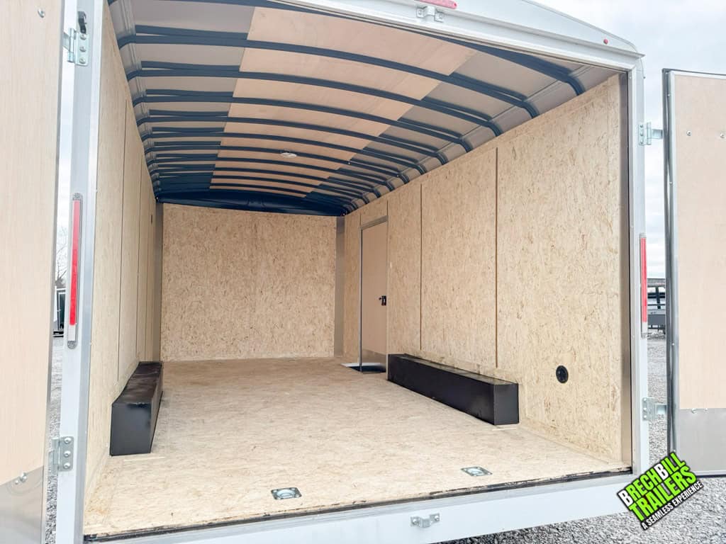 Interior of the Look Large Enclosed Cargo Trailer