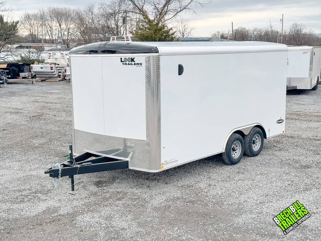 Look Large Enclosed Cargo Trailer for sale at Brechbill Trailers