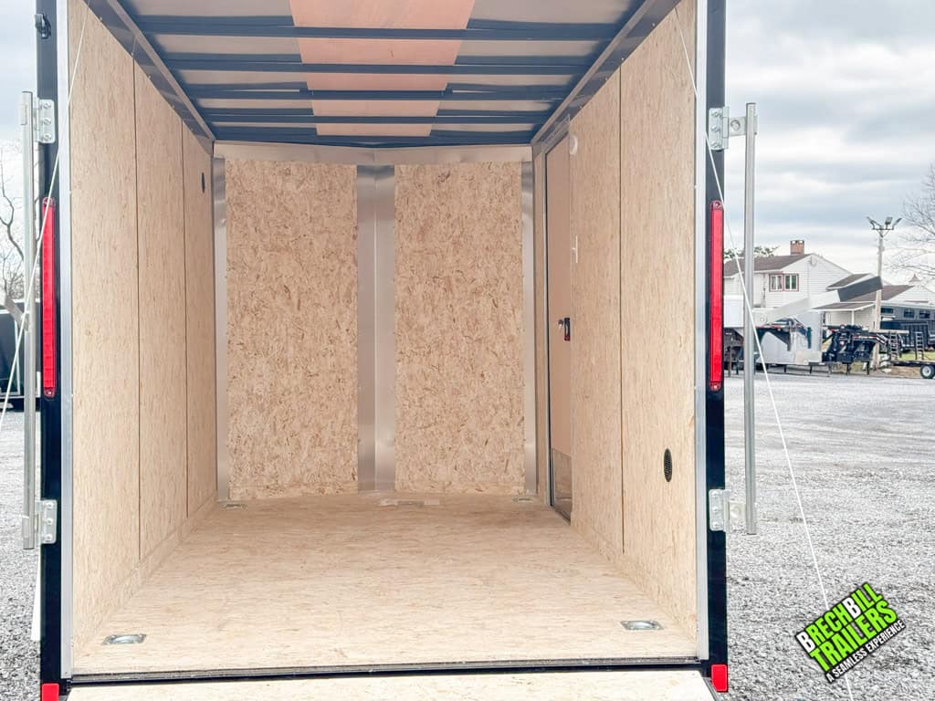 Inside the Look ST DLX Enclosed Cargo Trailer