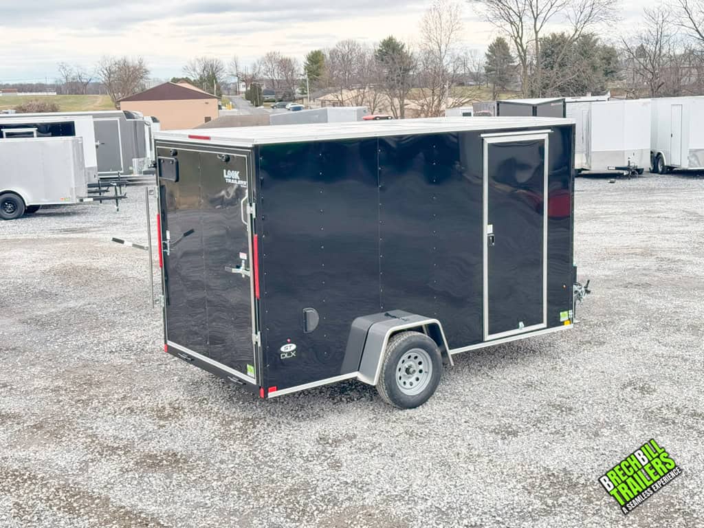 A 6x12 Look ST DLX Enclosed Cargo Trailer