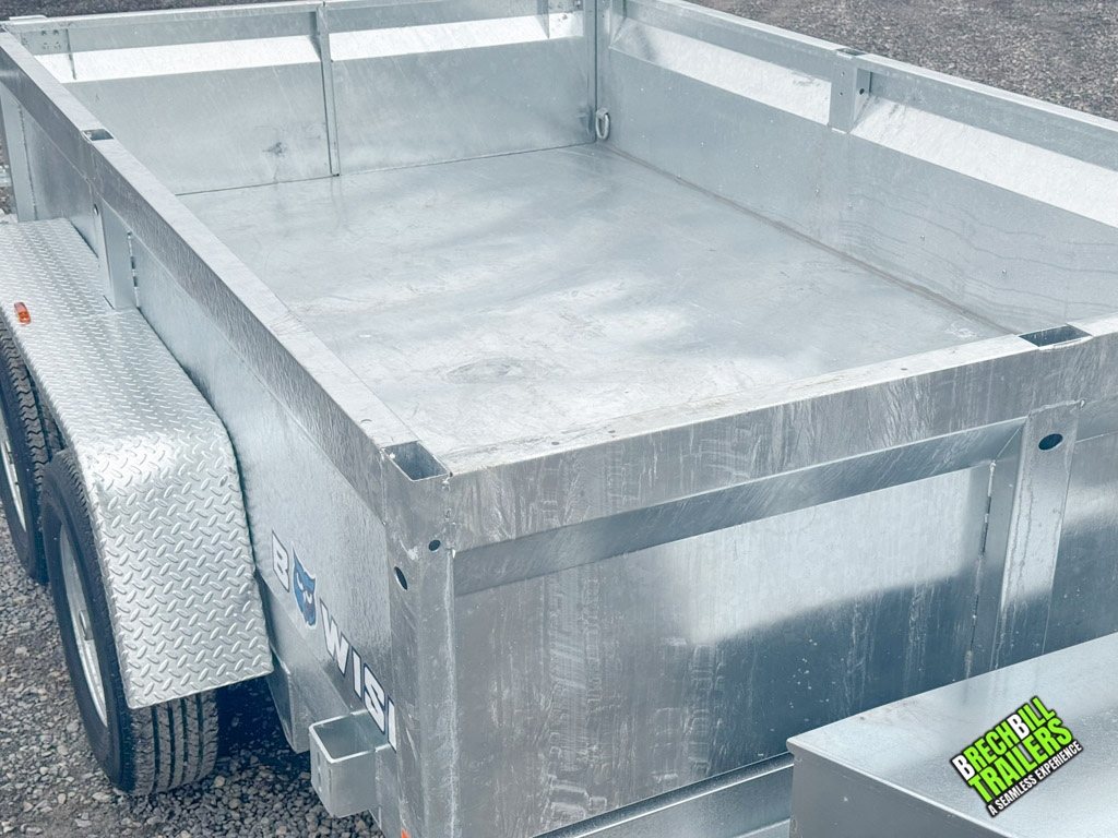 All aluminum dump trailer