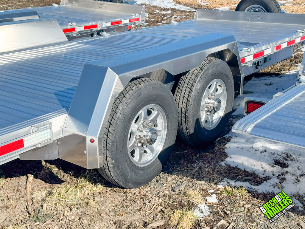 Wheels on the trailer