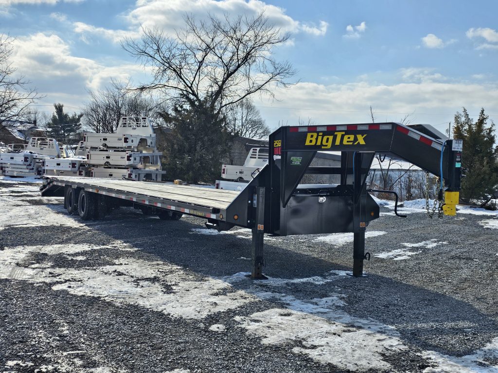 Big Tex gooseneck trailer side view