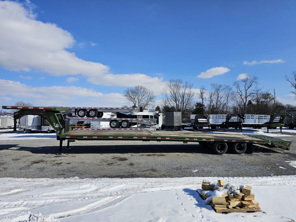 Side view of trailer