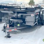 A parked Bwise 14k LP LE Low Pro dump trailer for sale