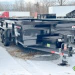 Brand new black 7x16 Bwise 14K LP LE Low Pro Dump Trailer