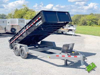Bwise DLP Heavy Duty Dump Trailer 7’x16’x15K (DLP16-15)