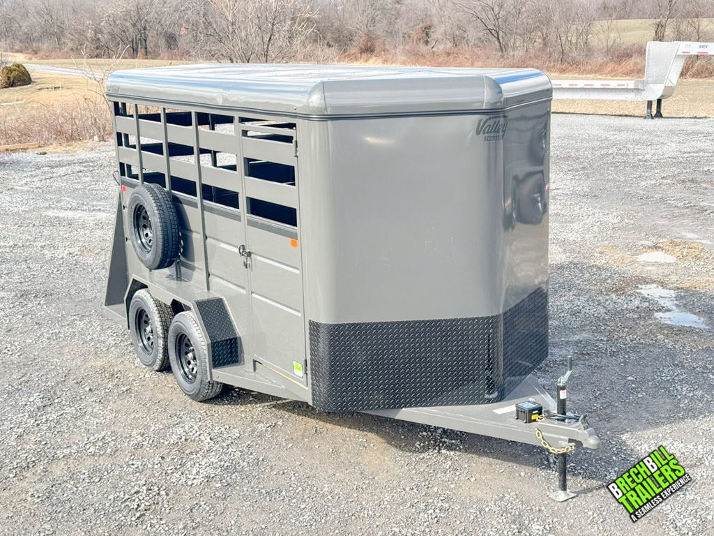 Brand new Valley 7x14 High Side Stock Trailer
