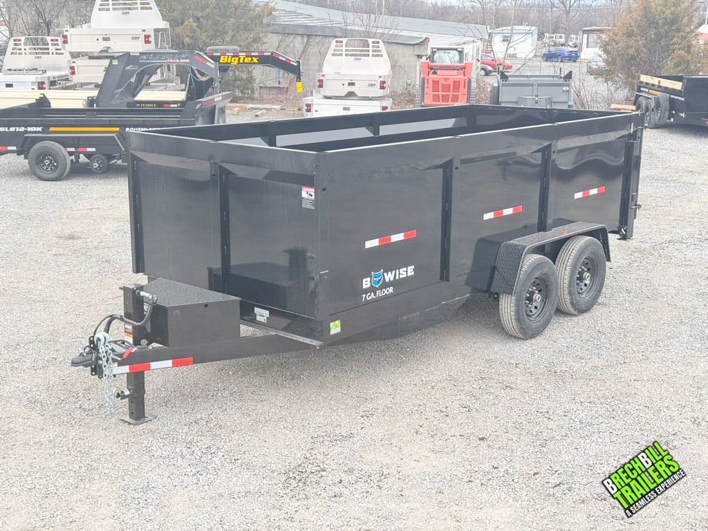 Bwise 14K LP LE Low Pro Dump Trailer 7x16