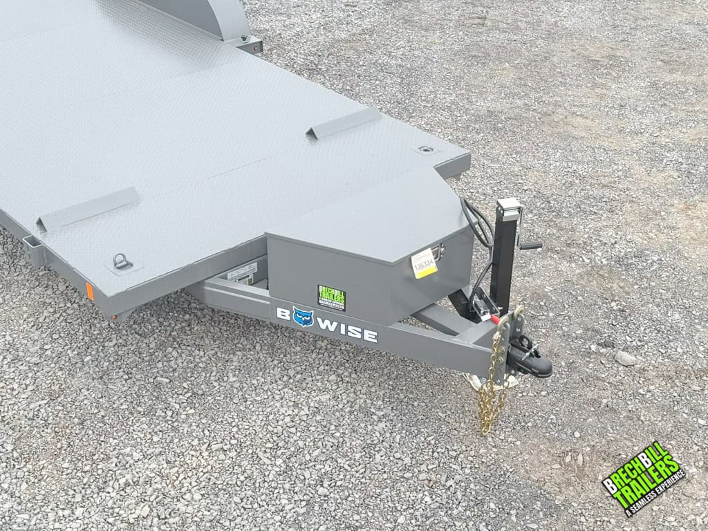 Trailer coupler, jack, and storage box