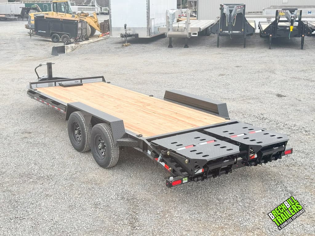 A Bwise 14K I-Beam Equipment Trailer