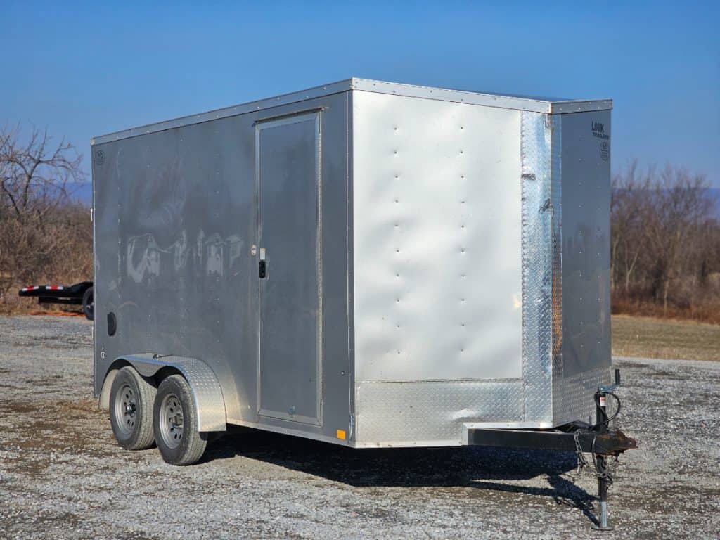 Condition of the front of the USED 2023 LOOK Enclosed Cargo Trailer