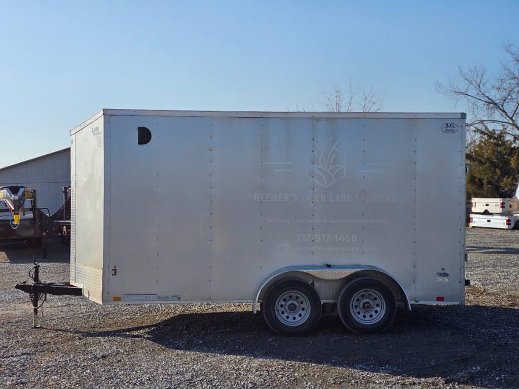 Side view of the USED 2023 LOOK Enclosed Cargo Trailer