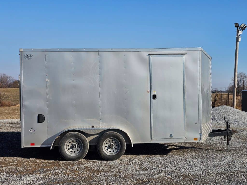Side view of a USED 2023 LOOK Enclosed Cargo Trailer