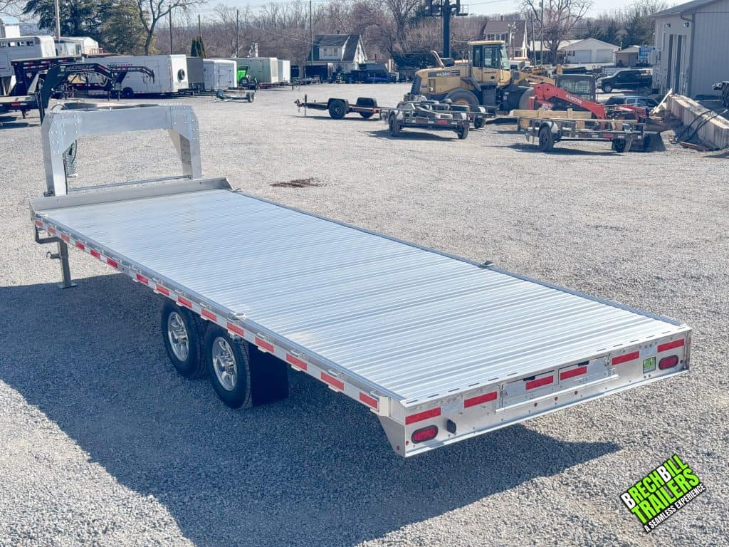 Full view of the new EBY deck over trailer