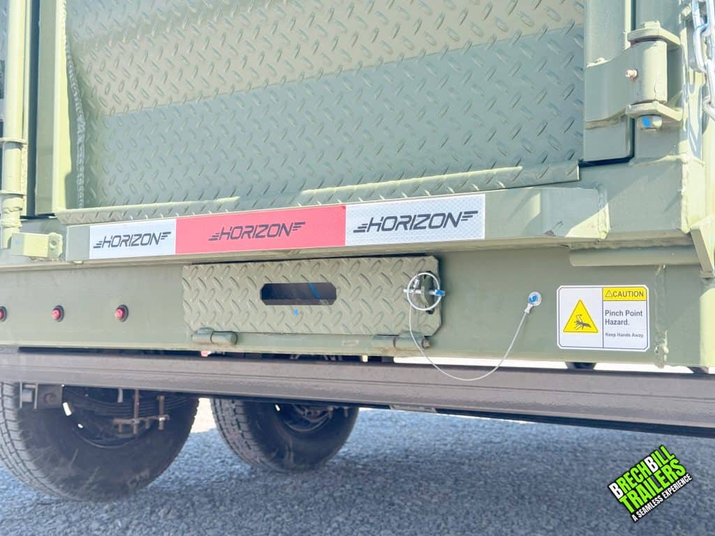 Horizon Heavy Duty Dump Trailer back bumper
