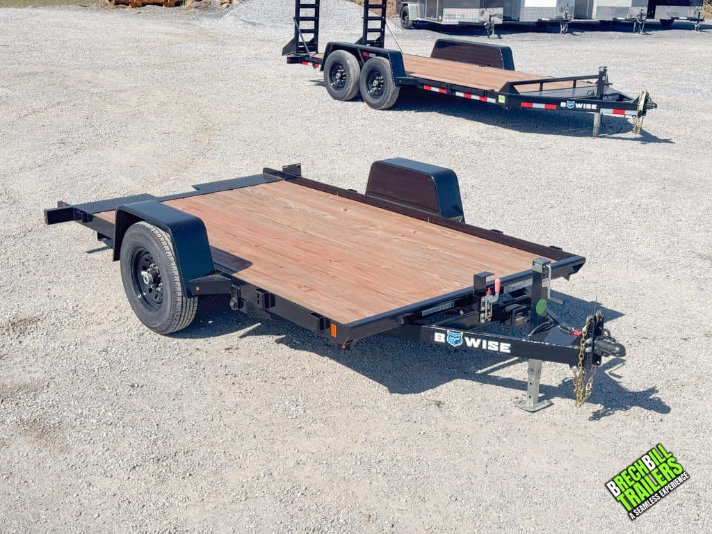 A 12ft long Bwise 6K T Series Gravity Tilt Trailer