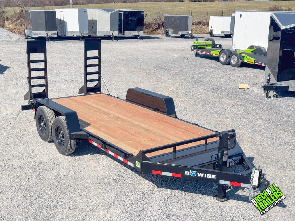A 16ft Bwise EH 14K Heavy Duty Equipment Trailer