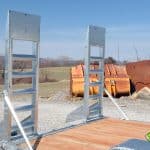 Ramps on the Bwise 14K HD Equipment Skid Loader Trailer