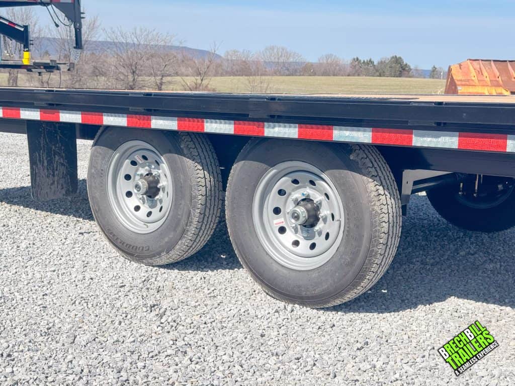 New wheels on the Bwise deck over equipment trailer