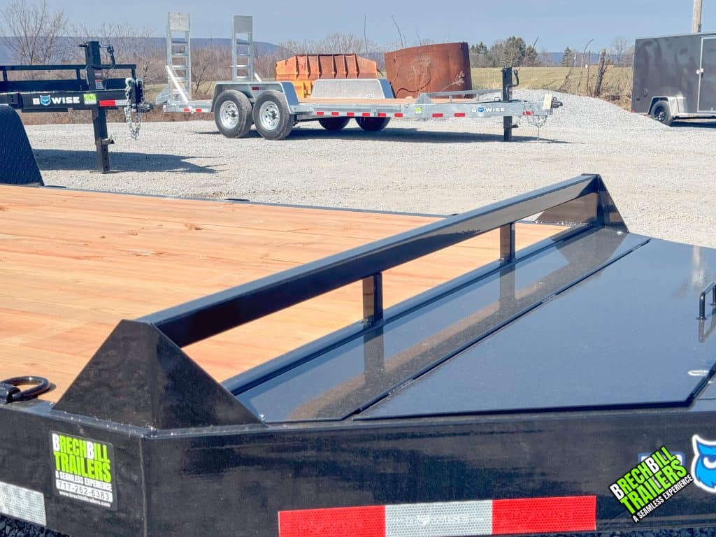Close up view of the front tool box.