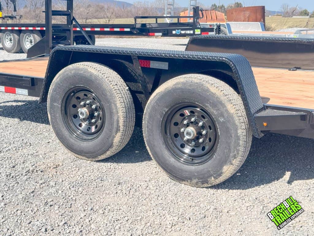 Black wheels and new tires