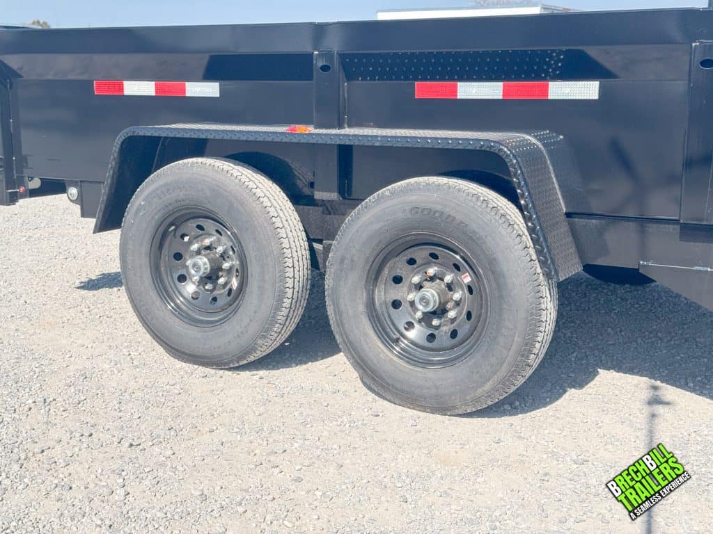 Wheels on a Bwise LP LE Low Pro 14k Dump Trailer