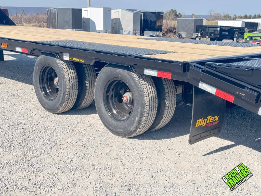 Back of a Big Tex HD trailer