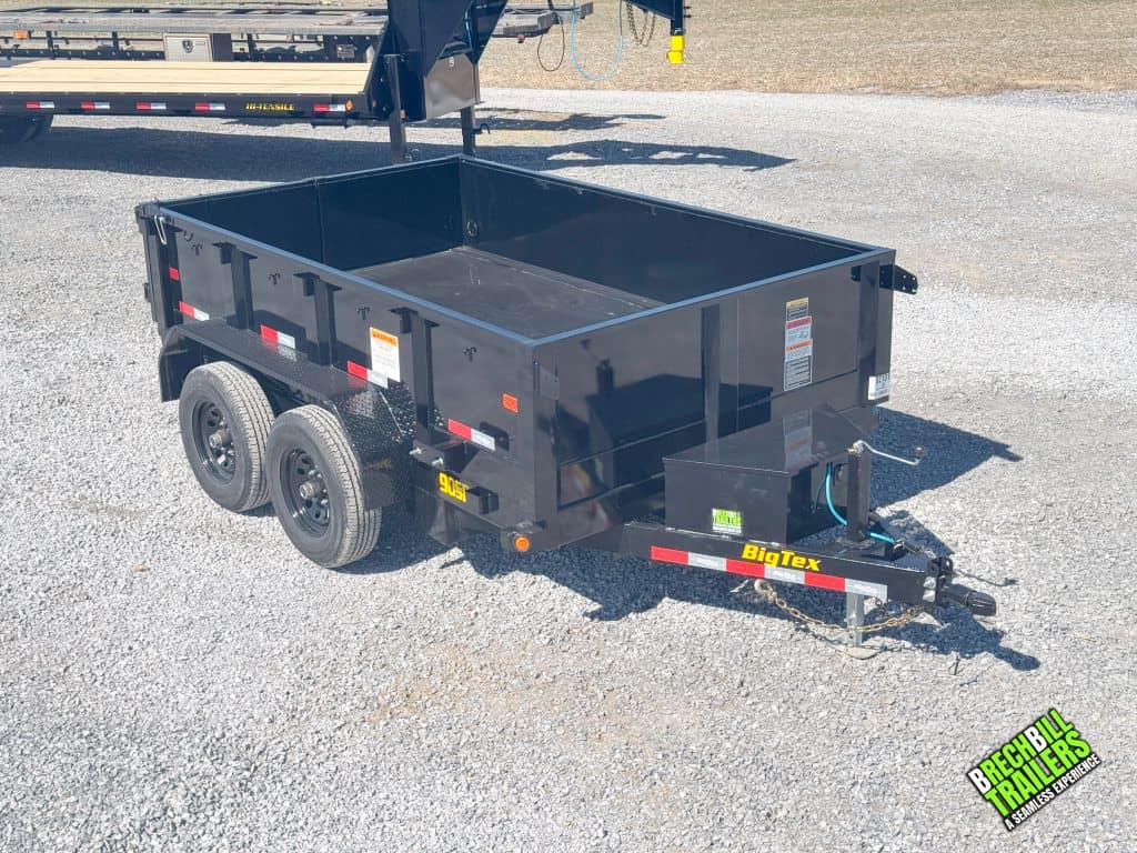 BigTex 10K Single Wheel Dump Trailer for sale at Brechbill Trailers.