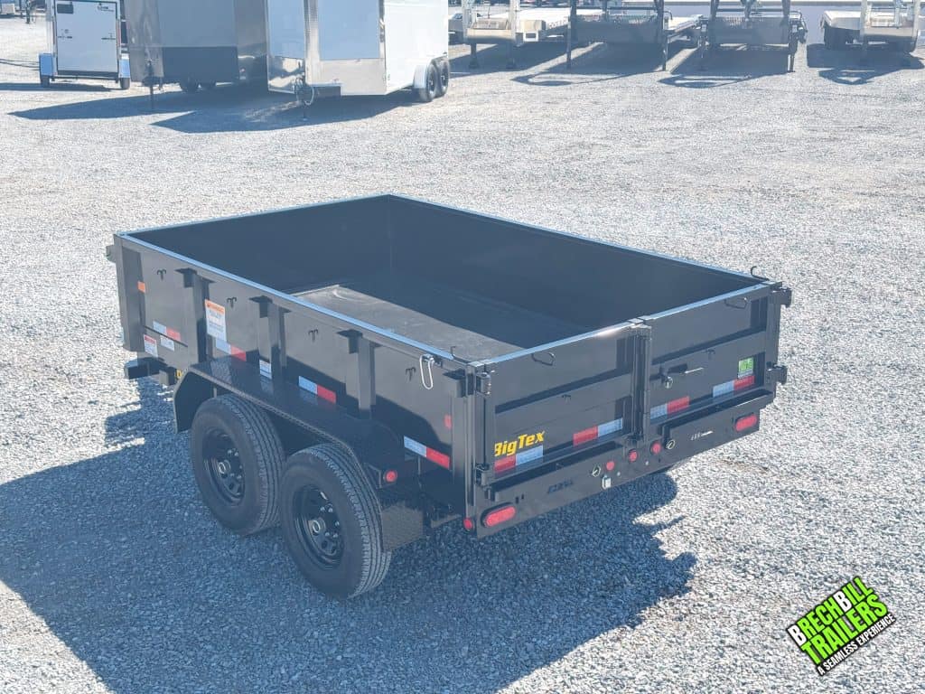 BigTex 10K Single Wheel Dump Trailer