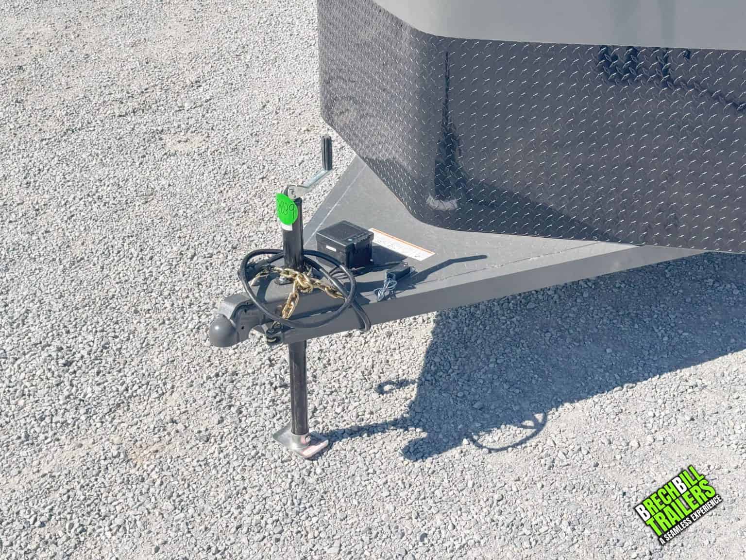 New Valley 26816 Livestock Trailer, 7K GVWR, Charcoal, 16ft