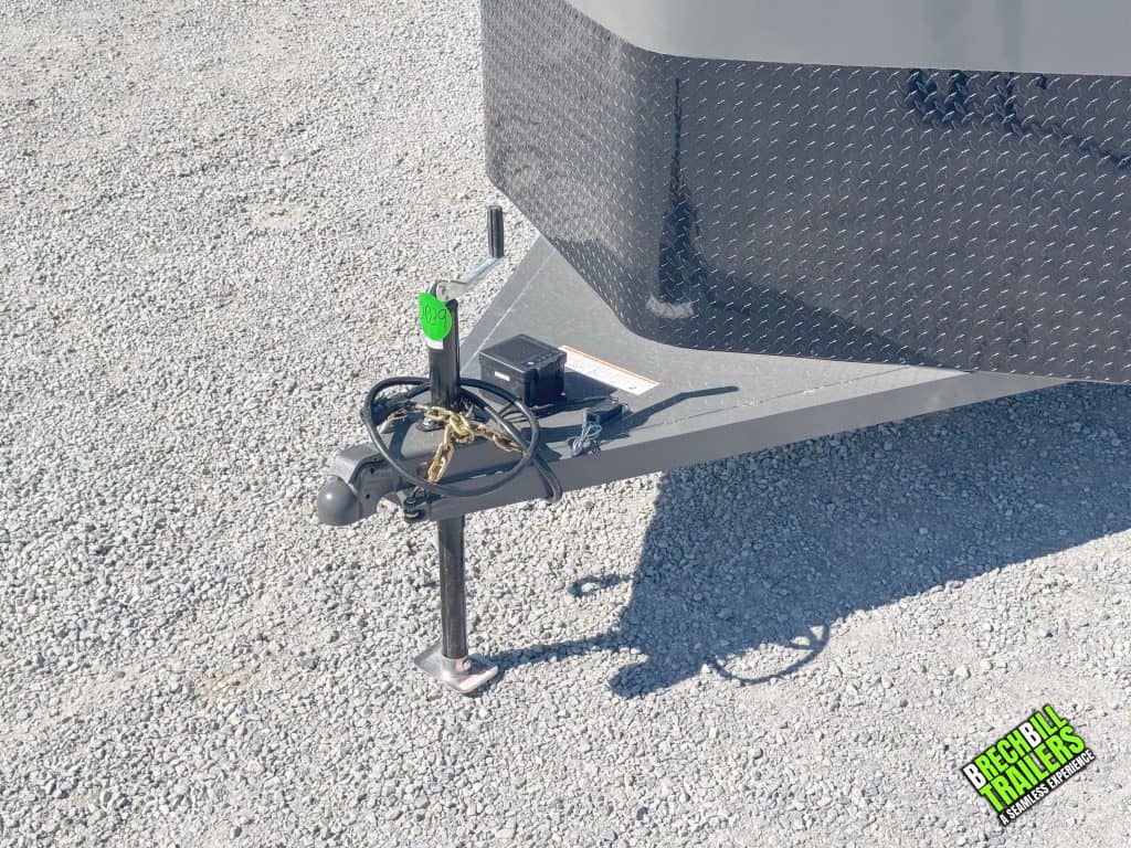 New Valley 26816 Livestock Trailer, 7K GVWR, Charcoal, 16ft