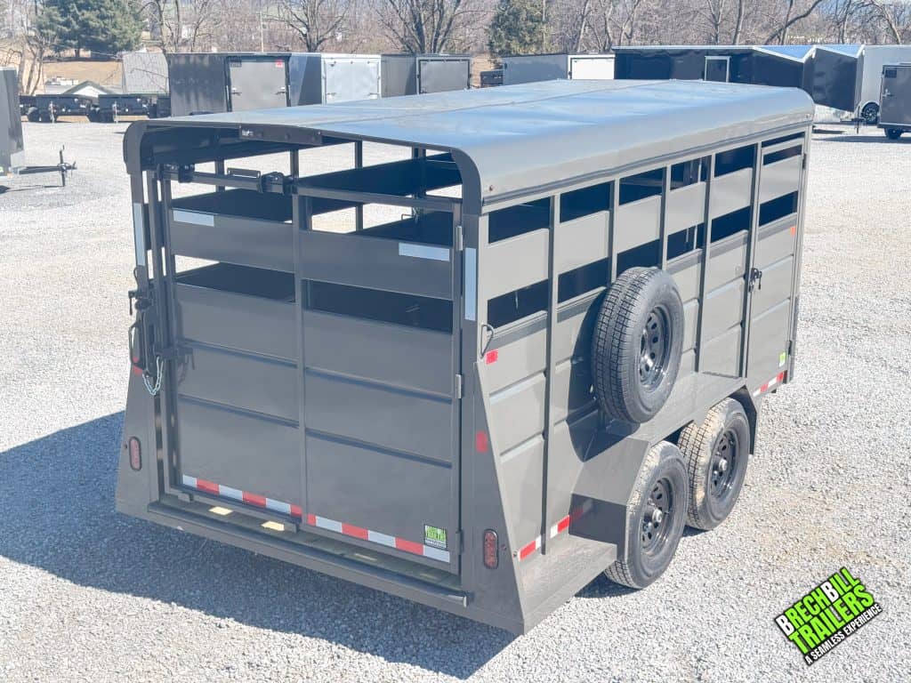 Back of a Valley 12K Stock Trailer