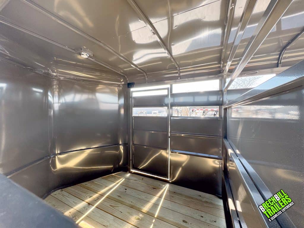 Inside a Valley 12K Stock Trailer