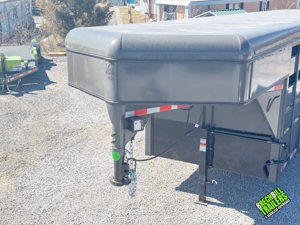 Front view of trailer