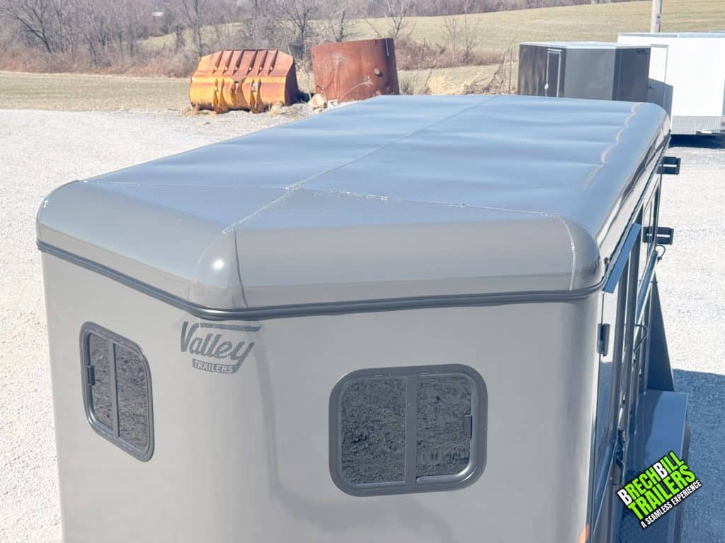 Valley Trailers horse trailer in charcoal