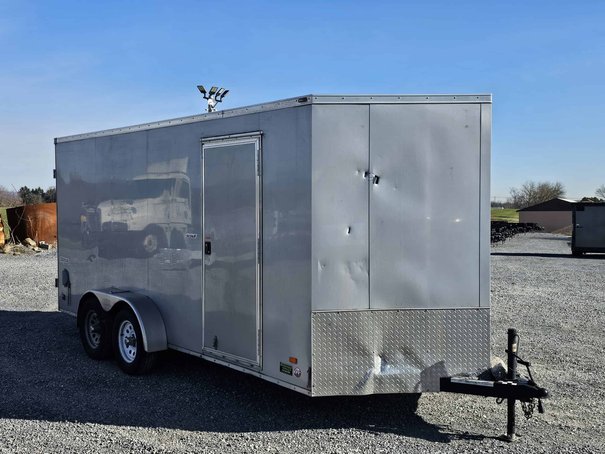 7×16 Enclosed Cargo Trailer photo 7