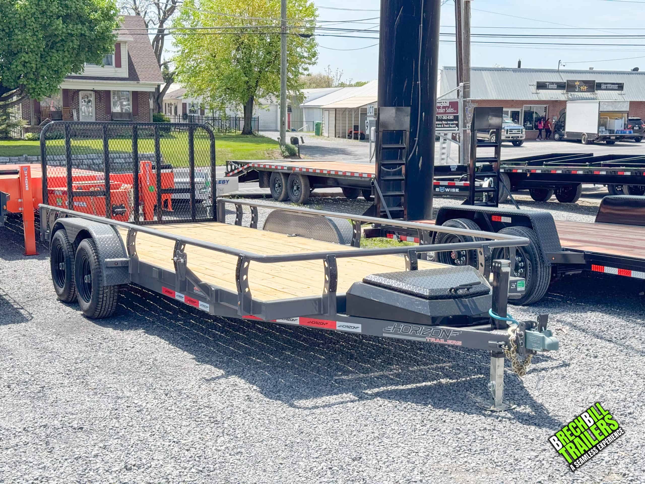 Horizon 7x18 Utility Trailer With Ramp Gate