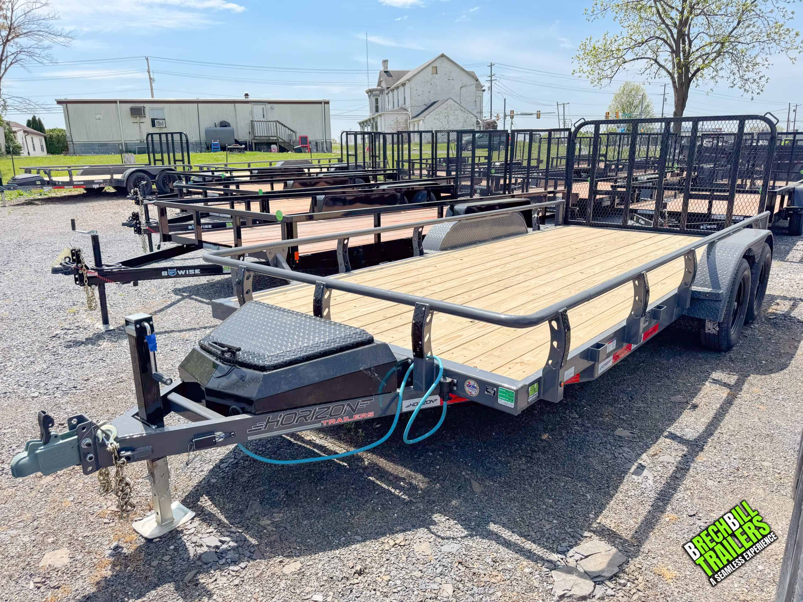 Horizon 7x16 Utility Trailer 7K Gray