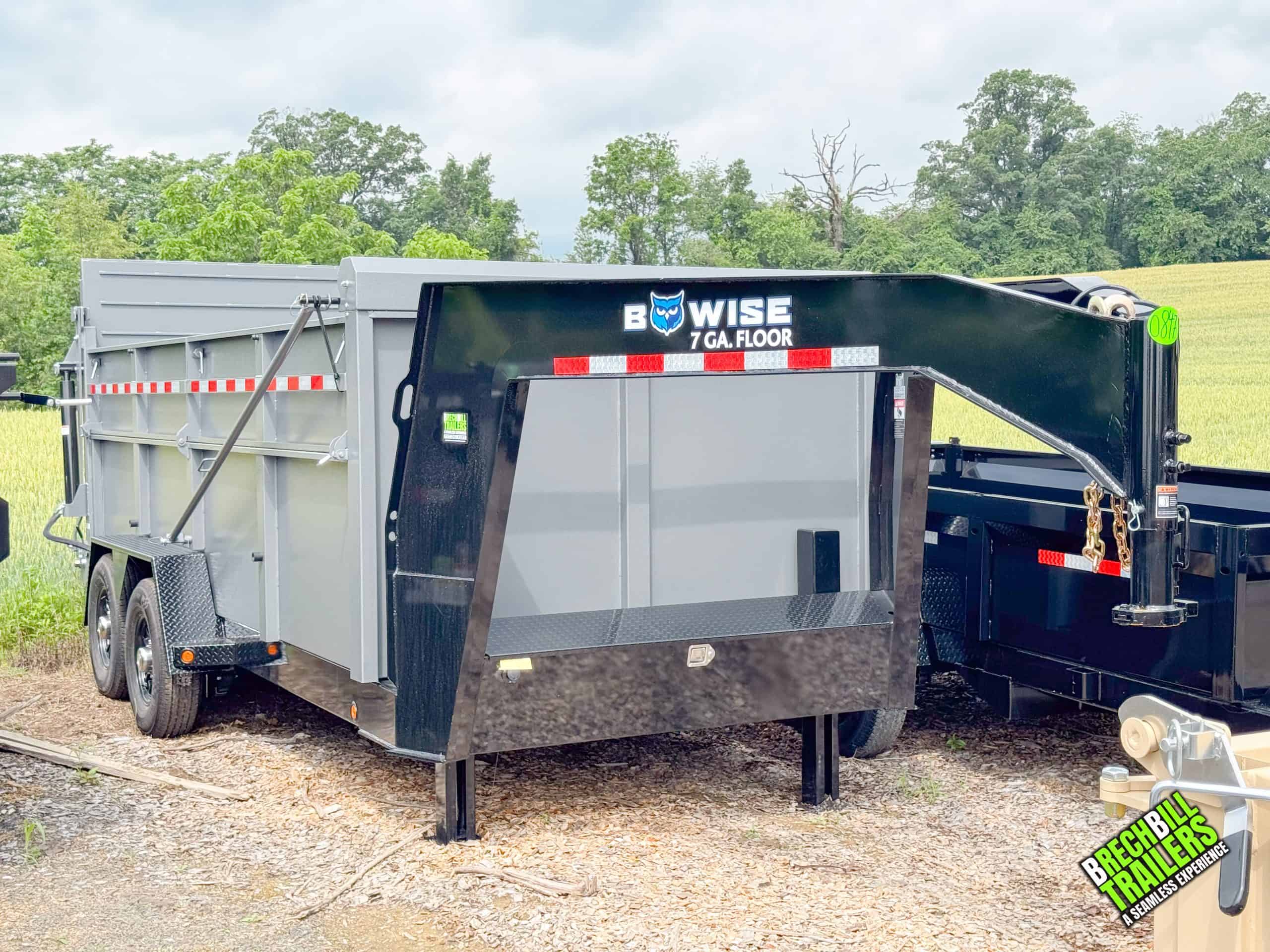 Bwise DU 16.8K Ultimate Gooseneck Dump Trailer 7x16